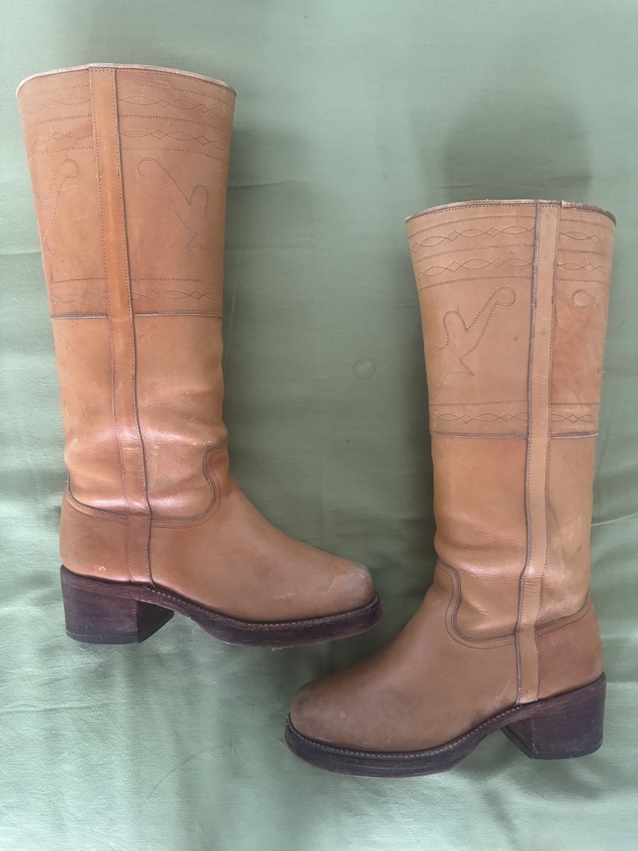 Scarpe da donna: Orginal mexikanische Lederstiefel, Gr.37 – Usato da Biel/Bienne venduto da Rafus