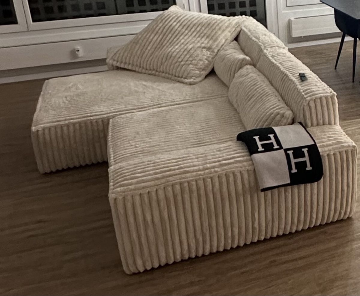 Divani: Sofa in Plüschcord beige – Usato da Buchs SG venduto da dar_9j67 1