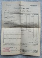VINTAGE DOKUMENT STEUERRECHNUNG STEFFISBURG 1919
