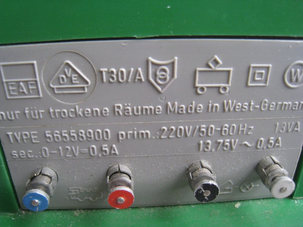 Trix Modellini di ferrovie: Trix - Trafo 56558900 für alle Gleichstrom, 0,5 Ampere – Usato da Buchs ZH venduto da swiss-train 3