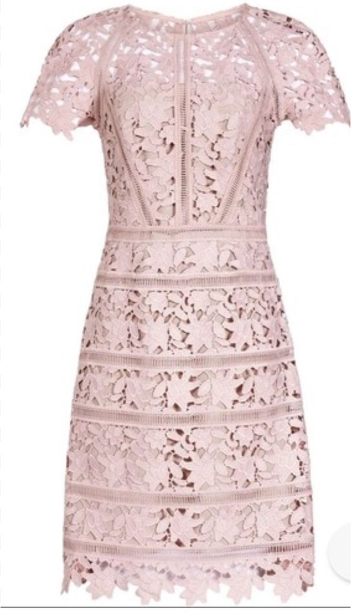Vestiti: Reiss. Spitzenkleid, rosa, Gr. 34 – Usato da Wilen b. Wollerau venduto da ctr_77m7 2