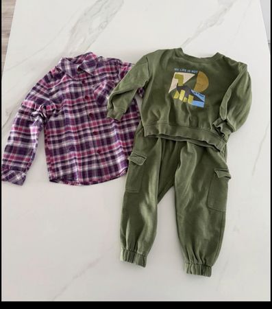 Pulli, Hose, Hemd (grösse 98/110)