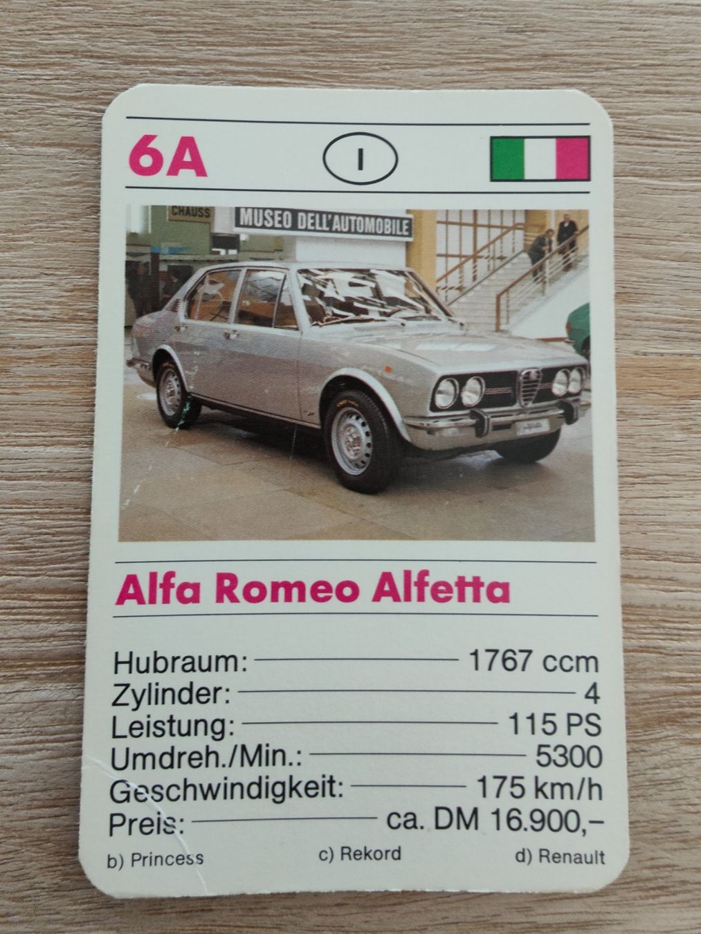 Spiele: Quartett Autos – Gebraucht aus Zuzwil SG von Atalanta75 3