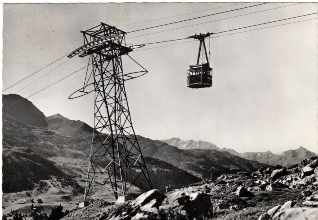 Cartoline postali: Lenzerheide - Luftseilbahn Rothorn – Usato da Binningen venduto da Mountainrider