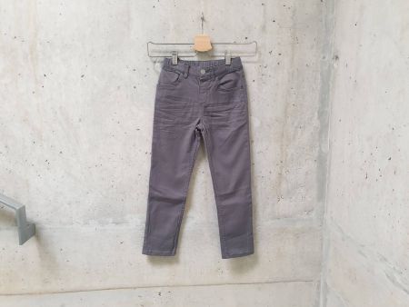 Pantalon en twill H&M, gris, fille, taille 122