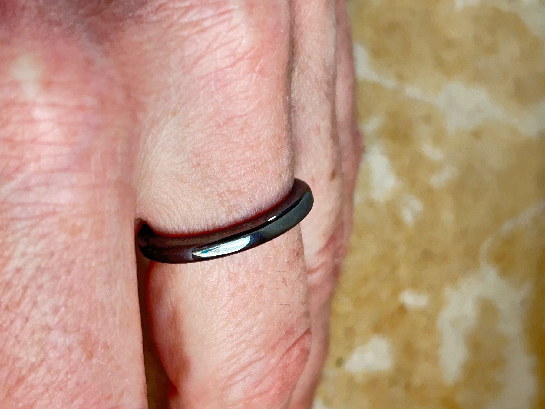 Anelli: Eleganter Hämatit Ring Gr. 52/54 – Usato da Laufen venduto da Bellebellezza 7