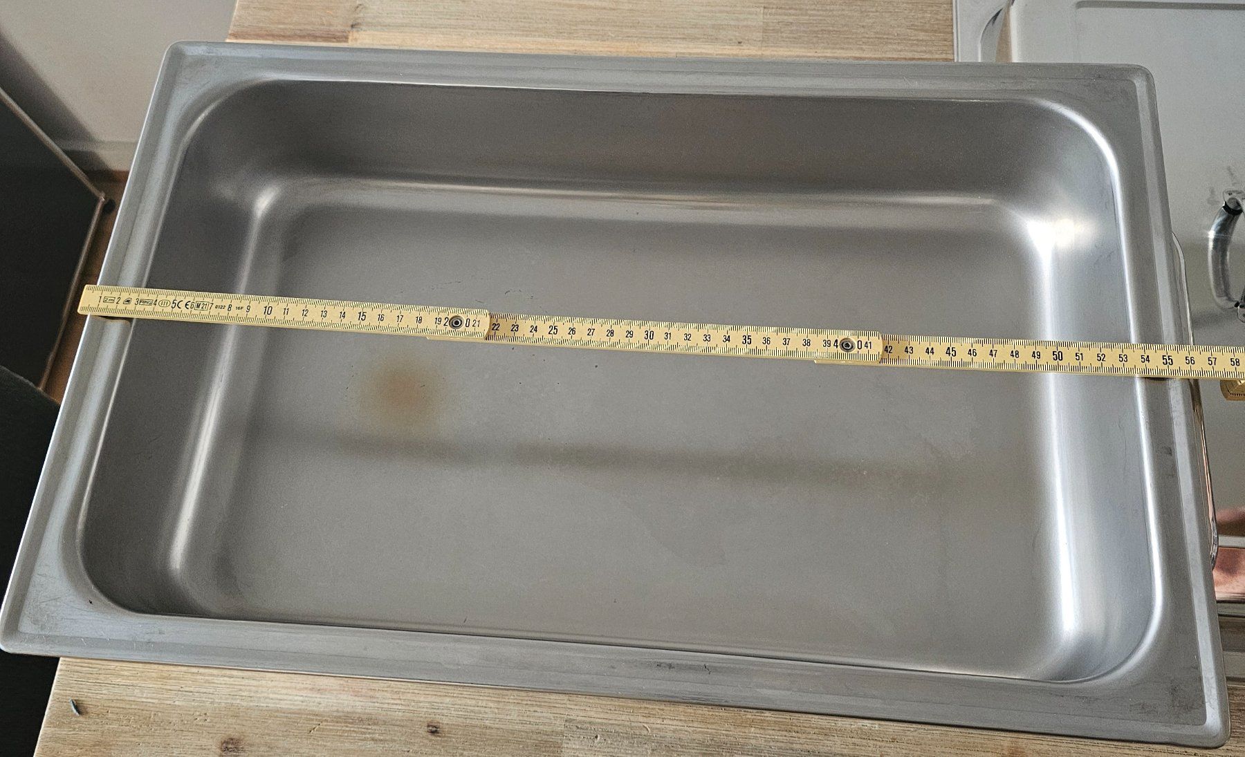 Elettrodomestici da cucina: Edelstahl Chafing Dish / Speisewärmer / Bainmarie – Usato da Basel venduto da Allerlei-Basel 3