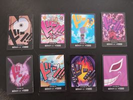 One piece tcg, 8x Don auf japanisch
