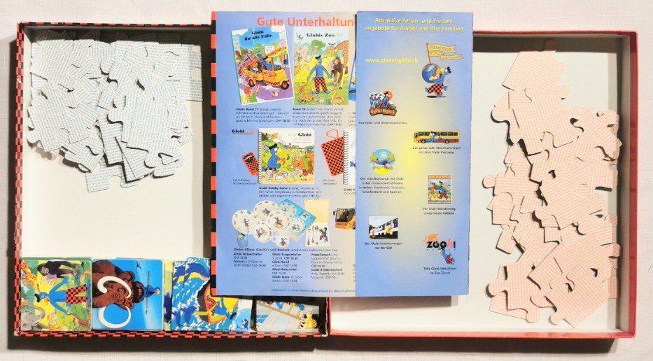 Giochi: GLOBI Spiele-Box 144 Teile - Memo & 2 Puzzles – Usato da Wängi venduto da ABIZONE-86 2