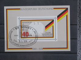 BRD 1974 25 Jahre Bundesrepublik Block 10  ET