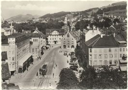 ST. GALLEN Theaterplatz - Stassenbahn, Tram