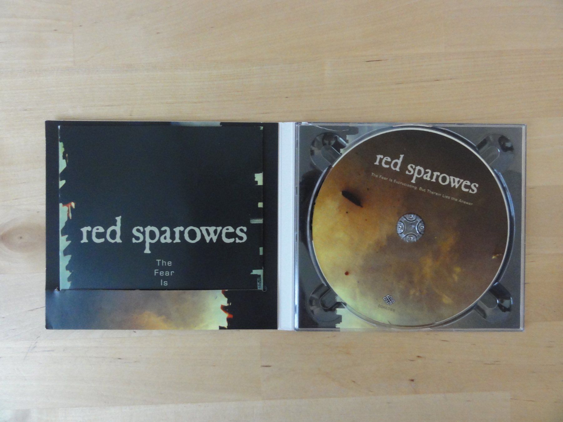 CD: RED SPAROWES "The Fear" – Usato da zürich venduto da Goldimmund 1