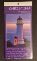 Christina Namenskarte (Kalender) / originalverpackt