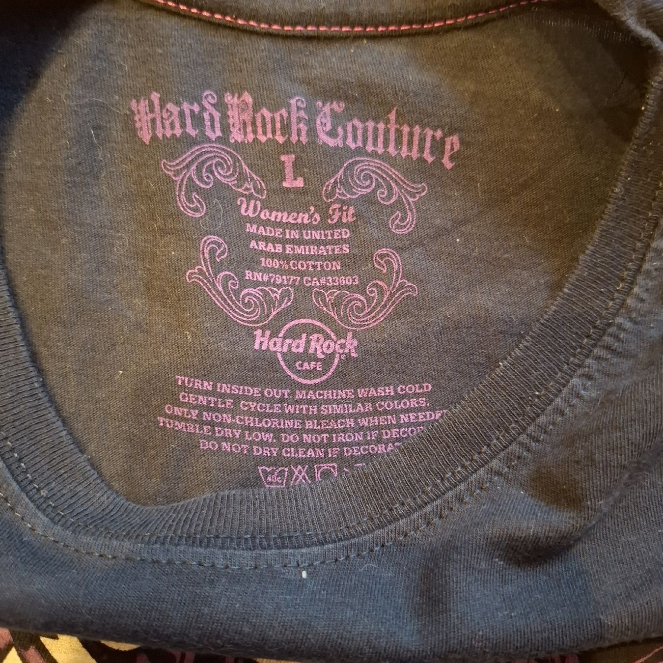 Hard Rock Cafe T-shirt: Hard Rock Couture T-Shirt  – Usato da Ettenhausen TG venduto da Gismolio 3