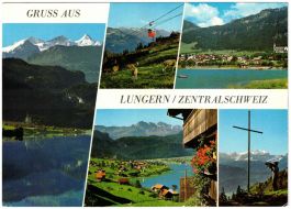 Lungern - 5 bild AK