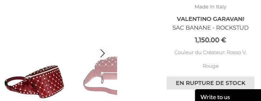 Valentino Taschen für Damen: Tasche / Sac Valentino Rockstud Banane – Gebraucht aus Collonges von Auganien 2