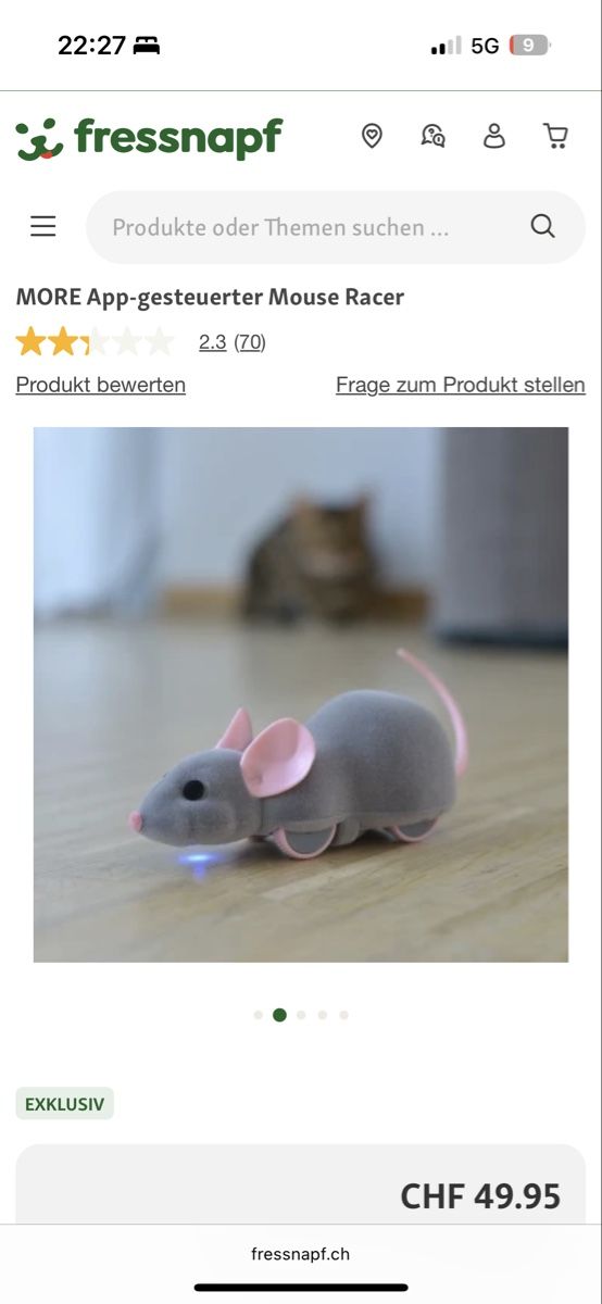Giocattoli: MORE App-gesteuerter Mouse Racer – Nuovo (secondo la descrizione) da Basel venduto da Jillcaarmen