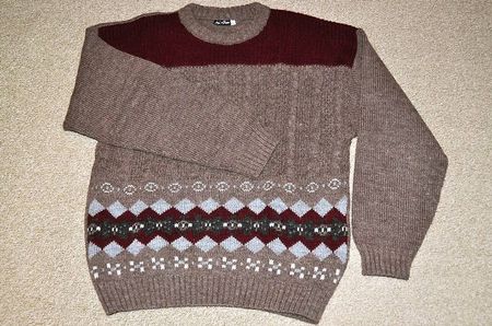 Pull en laine-alpaga-acrylique