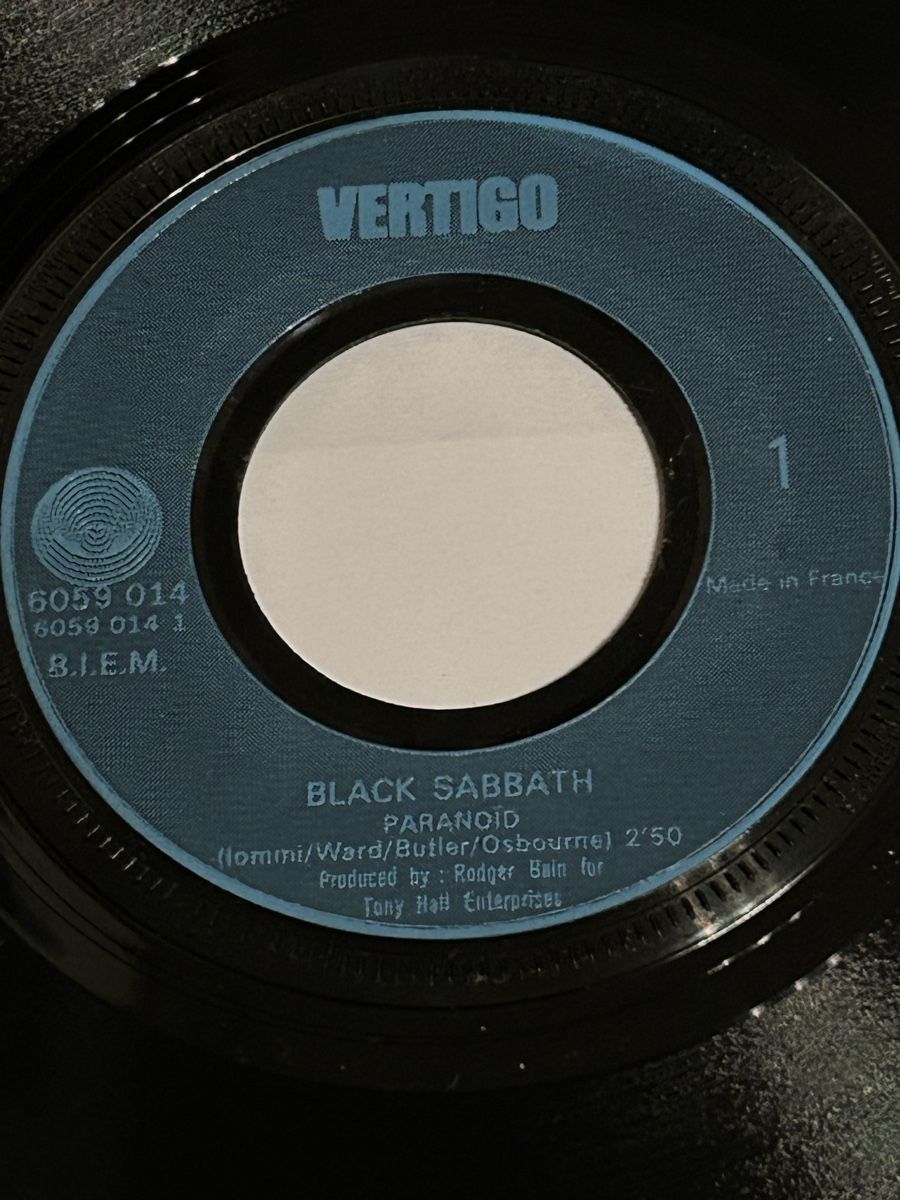 Schallplatten: Black Sabbath. 1970. Paranoîd / Rat Salad – Gebraucht aus Faulensee von Mizuno06 1
