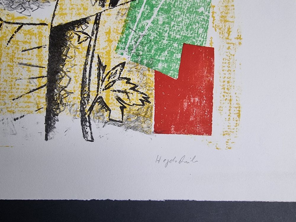 MAX HEGETSCHWEILER LITHOGRAPHIE SIGNIERT NUMMERIERT 4