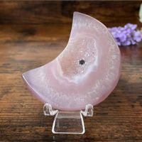 ✲ Drusy Jelly Achat Mond ✲ 65g / 63mm Agate Moon