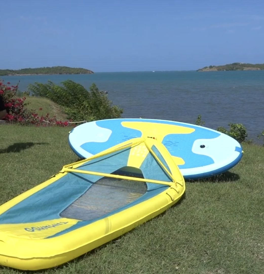 Tavole da surf e di nuoto: SUP Windsurfboard mit kompl. Segel – Usato da Fällanden venduto da Nmustang 2