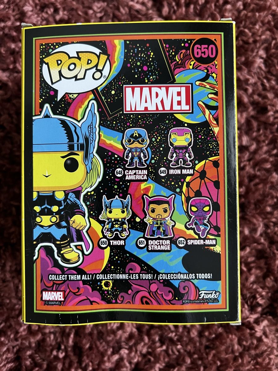 Funko Statuette: Thor Funko Pop Marvel #650 Thor Blacklight Special Edition – Usato da Gockhausen venduto da MariusWeber 3