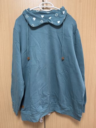 Kuscheliger bpc Hoodie Gr. XL mint/petrol