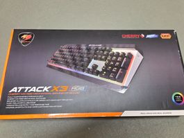 Gaming Tastatur Cougar Attack X3 RGB mechanisch CH-Layout