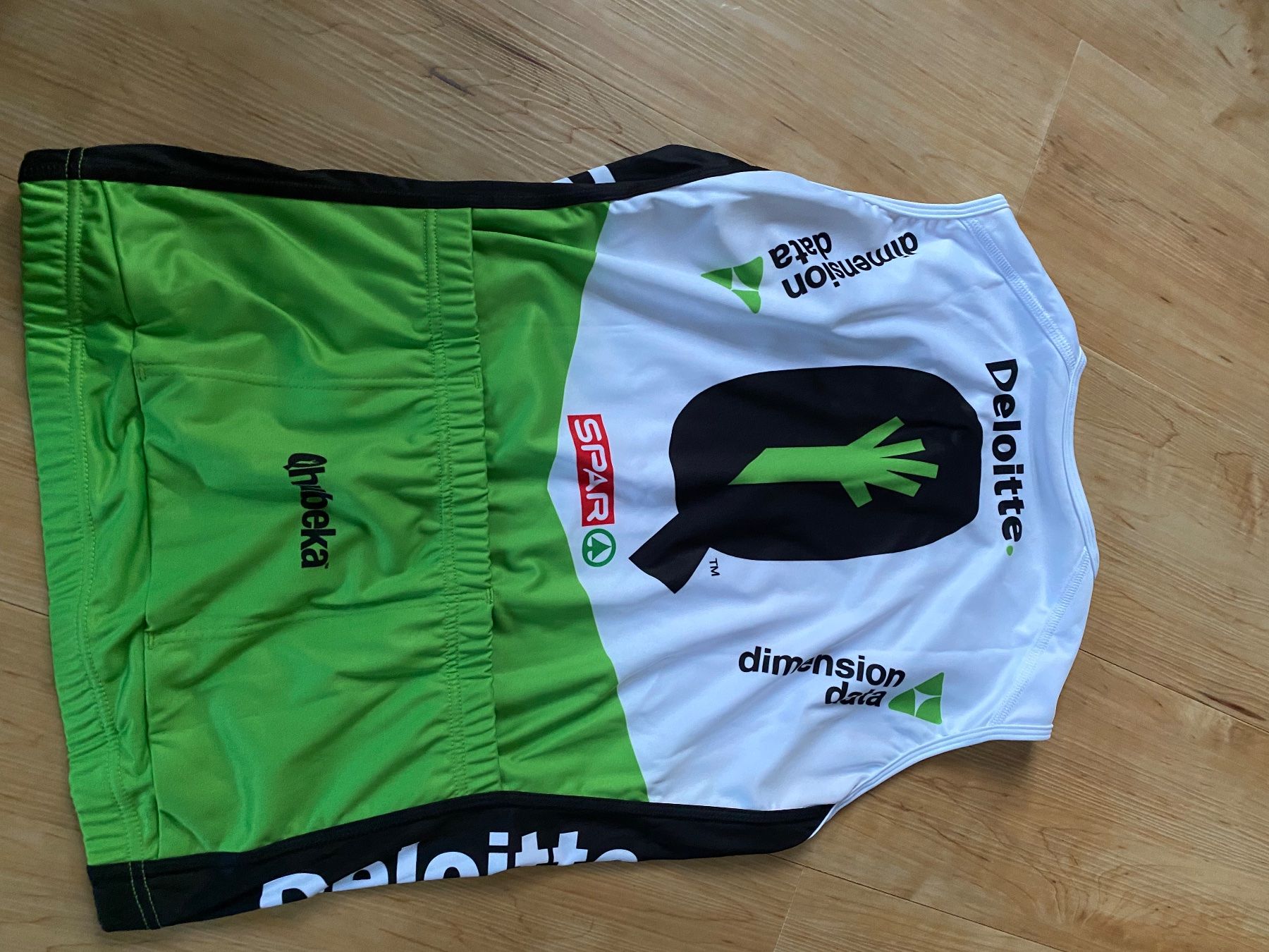 Canottiere & Pantaloni: Gilet Velo Dimension data mark cavendish – Usato da Appenzell venduto da classiccyclingkits 1