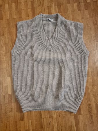 Gilet femme sans manche beige Mango M