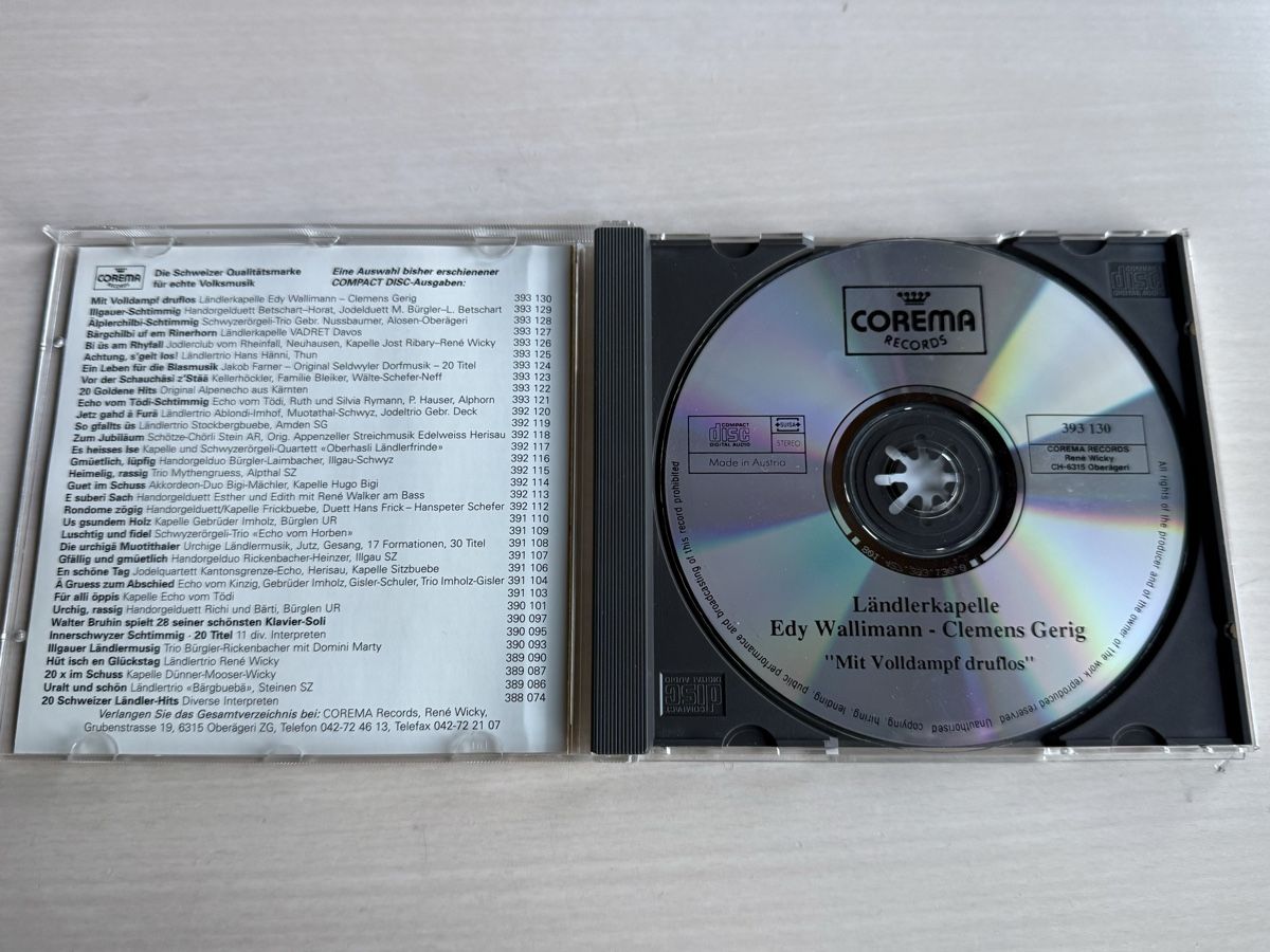 CD: Ländlerkapelle Edy Wallmann - Clemens Gerig CD – Usato da Oberried Brienz venduto da Chyara 2