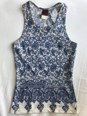 Vintage Jean Paul Gaultier Racerback 80er Top XS 34