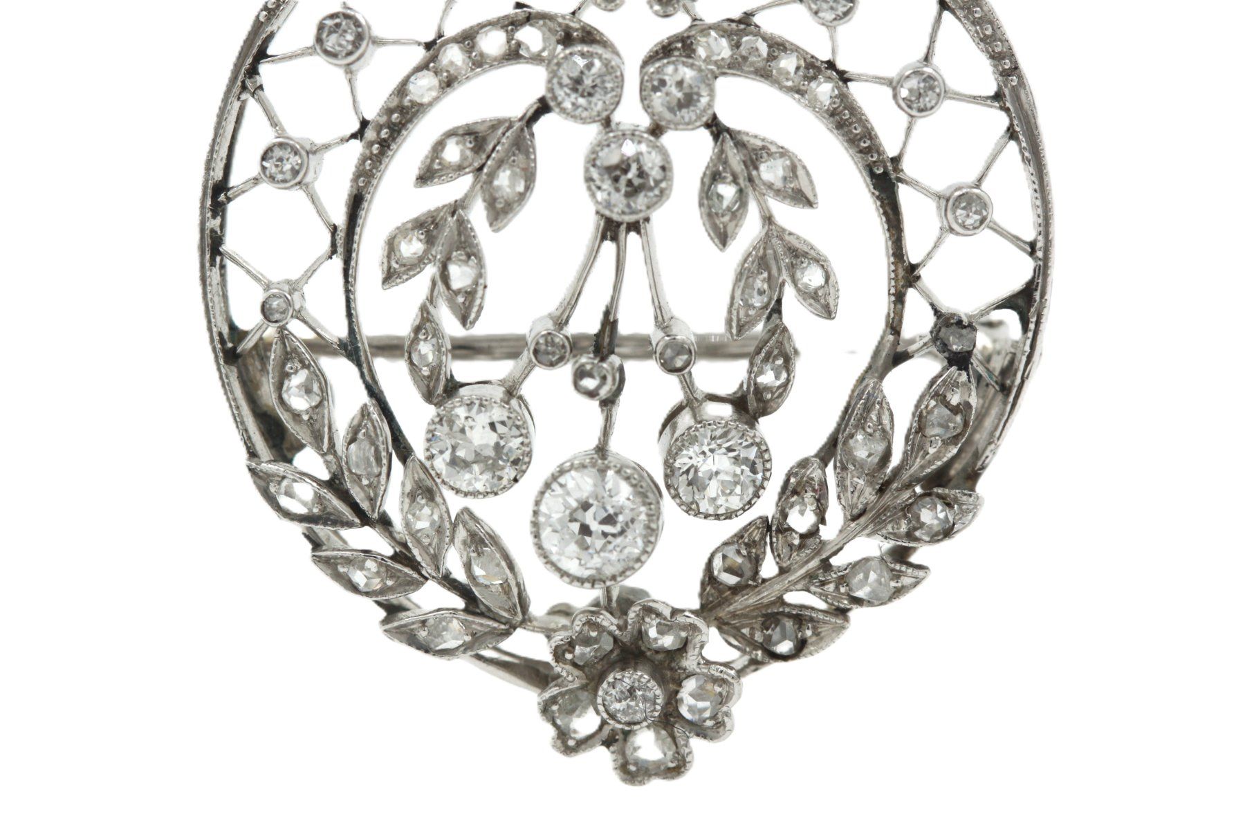 Broschen & Nadeln: Jugendstil Platin Diamant Brosche *S3321 – Gebraucht aus Zürich von luxtrade 1