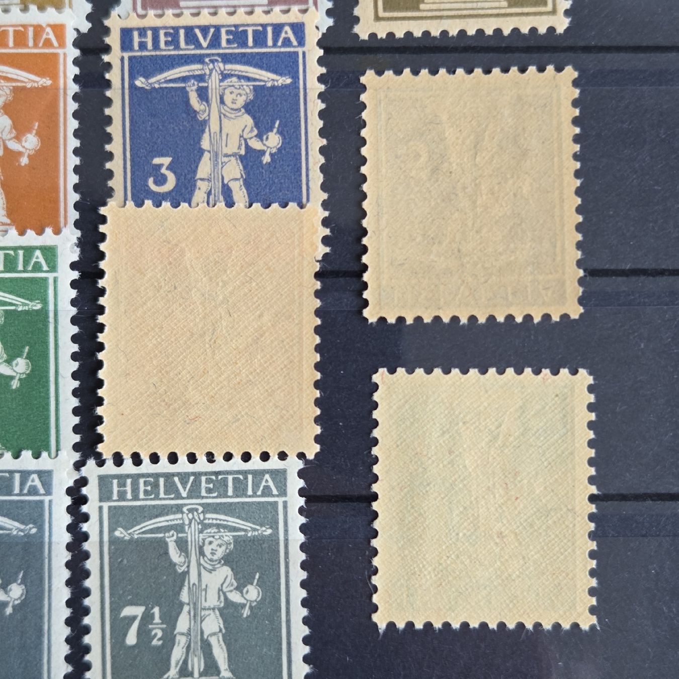 Tutti i francobolli: Briefmarken Postfrisch..Satz Tellknabe 1909-1933 – Usato da Stans venduto da Ducati16 5