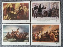 USA 2x 4 Sonderblocks Bicentennial 1976 **