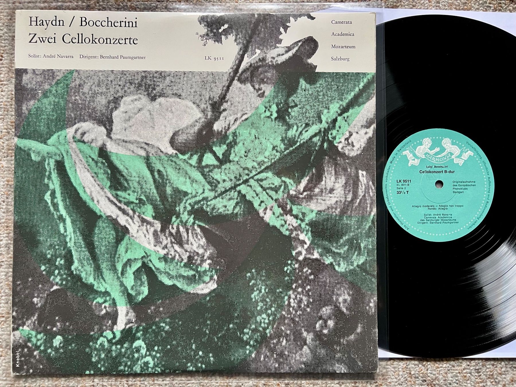 Dischi in vinile: Haydn Boccherini A. Navarra Cellokonzerte LP GEWASCHEN TOP – Usato da Unterseen venduto da vinylmore