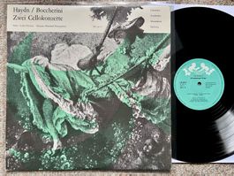 Haydn Boccherini A. Navarra Cellokonzerte LP GEWASCHEN TOP