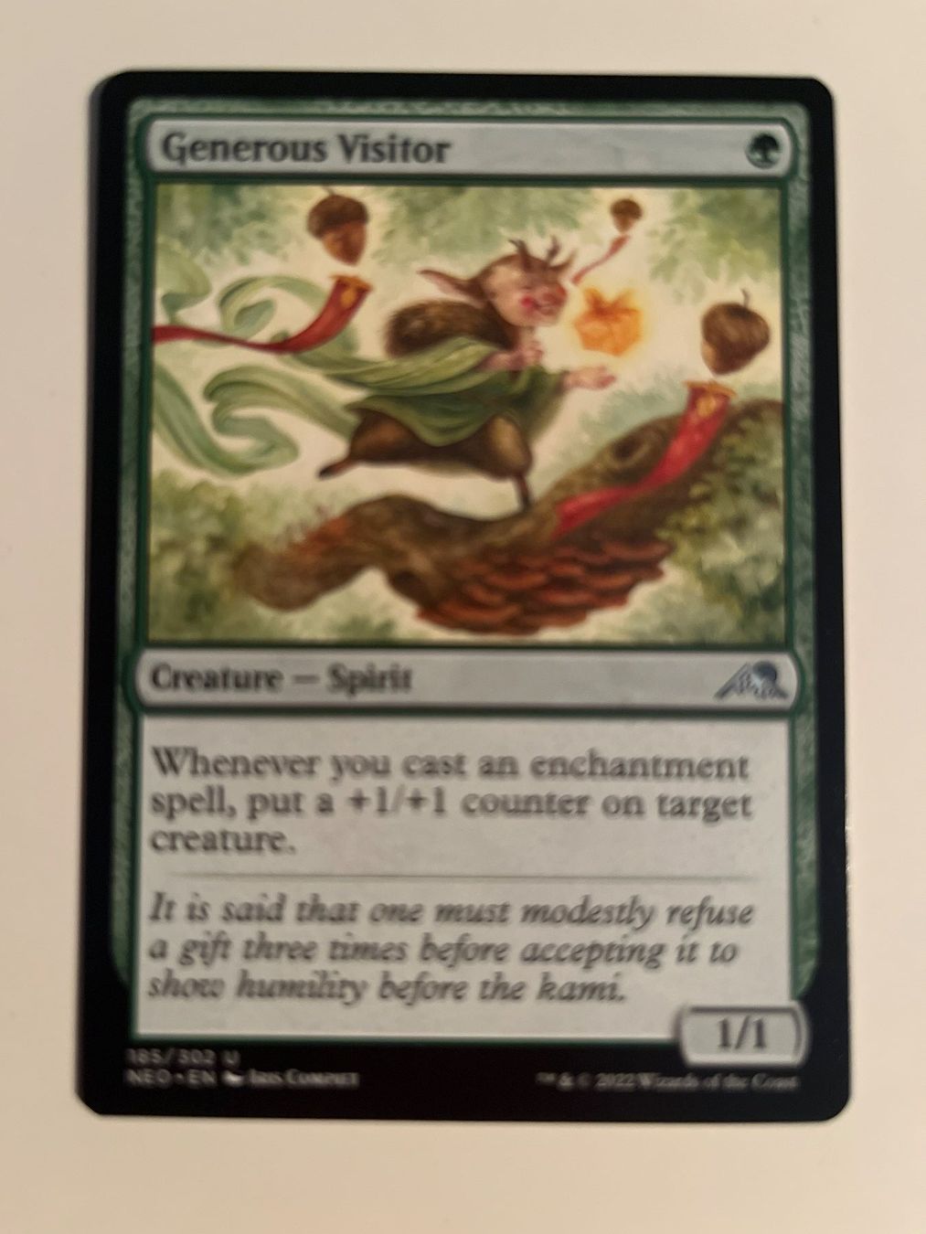 Magic The Gathering Carte collezionabili: 1 x Generous Visitor - Magic: The Gathering - MtG – Usato da Kriens venduto da Shadi1980