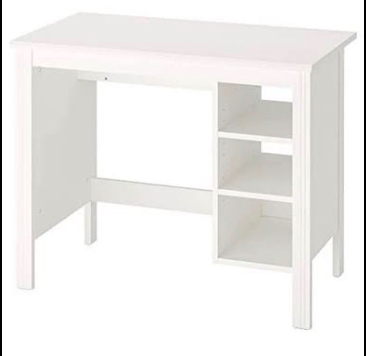 Ikea Scrivanie: IKEA Bureau\, 90 x 52 cm\, Blanc BRUSALI – Usato da Vevey venduto da ist_lnl6