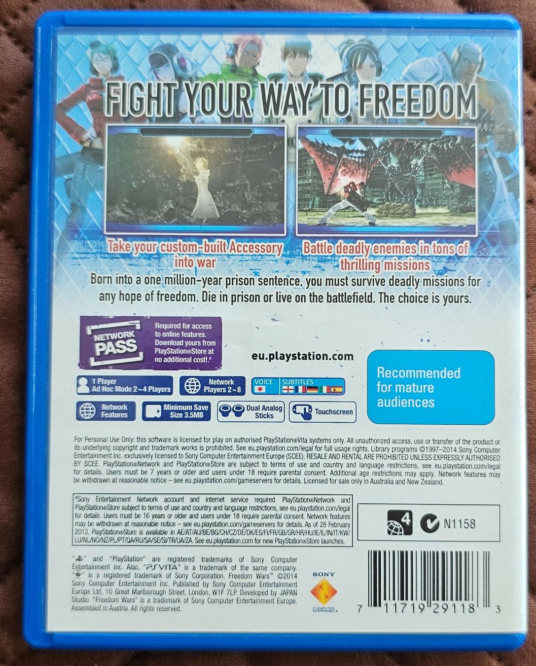 Sony Giochi: PS Vita - Freedom Wars – Usato da La Garde venduto da The_Hammer76 1