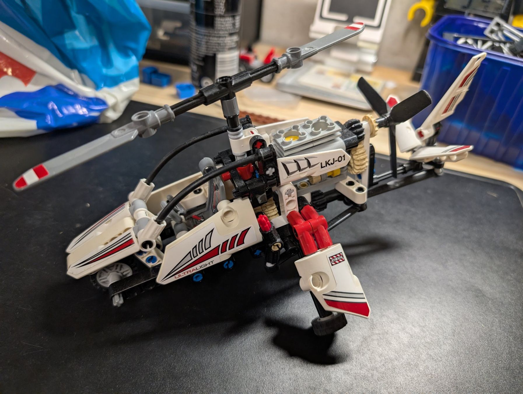 Lego Baukästen: Lego Technic 42057 Ultraleicht Helikopter – Gebraucht aus Oppligen von Pin-Fall-Shop 1