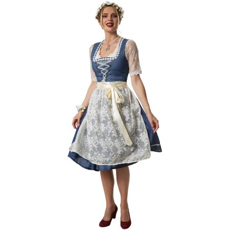 Frauenkostüm Midi-Dirndl Kleinwalsertal  XXL