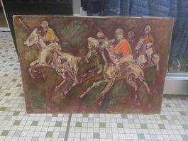 GRANDE HUILE SUR TOILE SIGNÉE