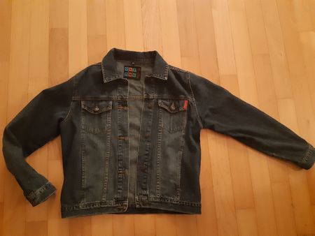 Schöne Jeansjacke ONE BY ONE Gr. 164 Baumwolle