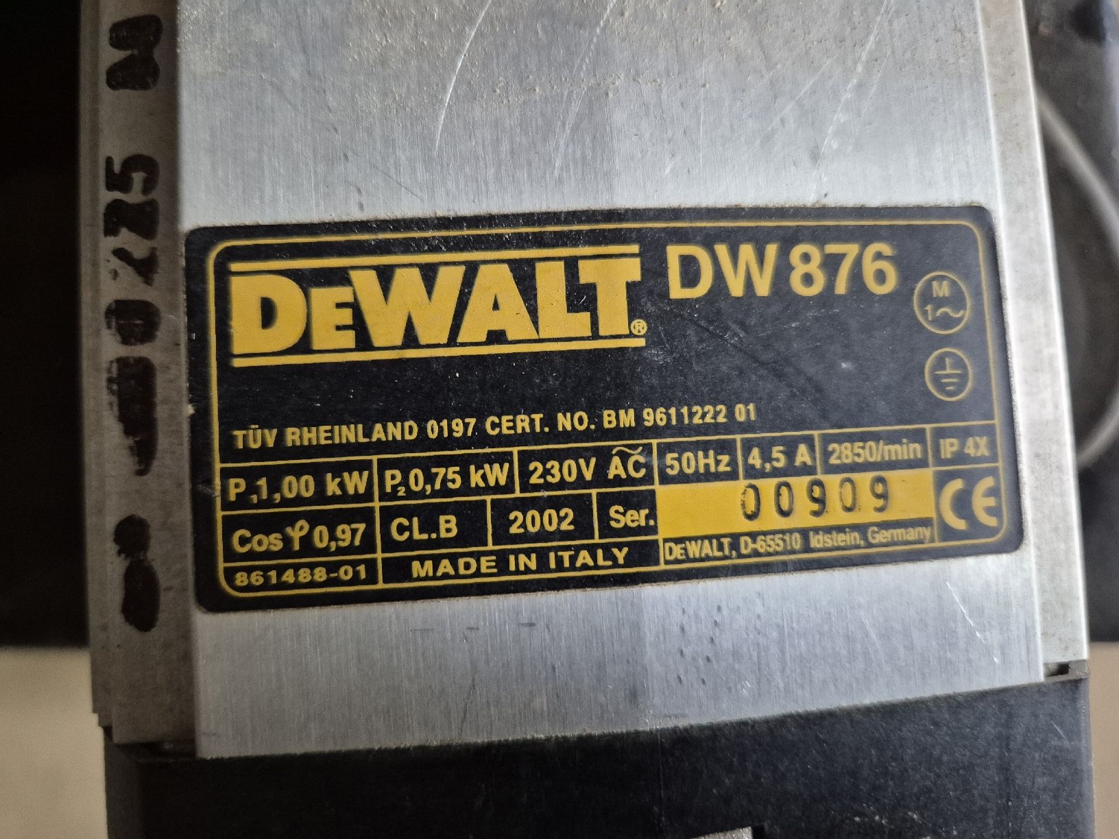 Alle Maschinen: Dewalt Bandsäge – Gebraucht aus Wattenwil von hps_z6w9 2