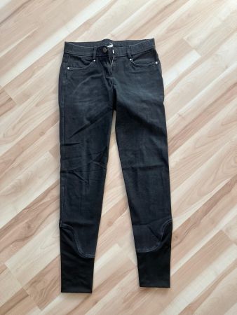 Reithose dunkelgrau Jeans Gr. 164-176