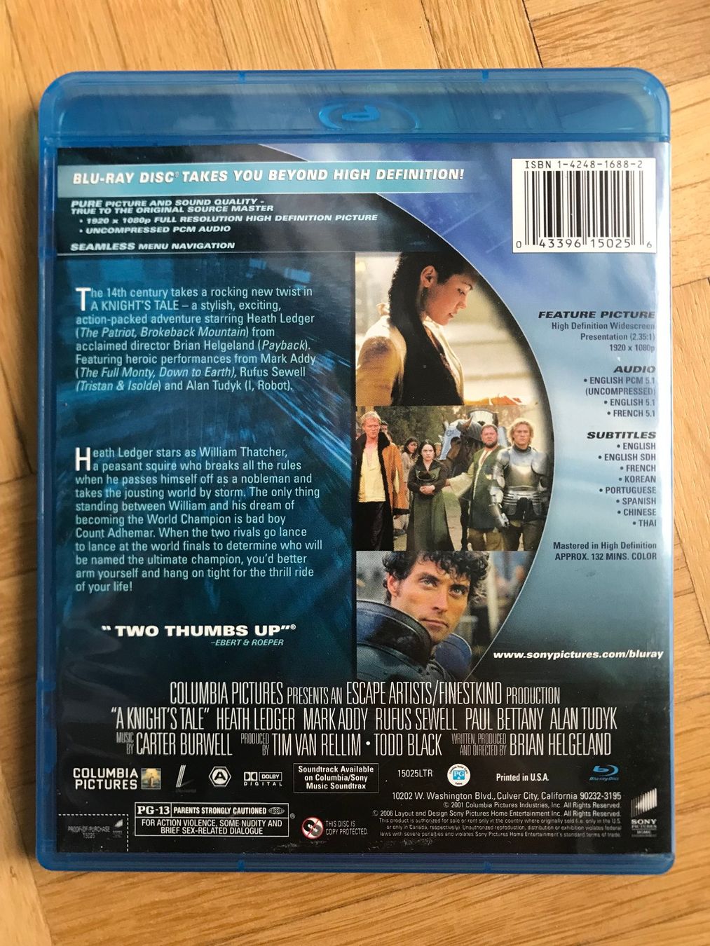 Tutti i DVDs: A Knight's Tale - Ritter aus Leidenschaft - Blu-ray – Nuovo (secondo la descrizione) da Zürich venduto da Malcom 2