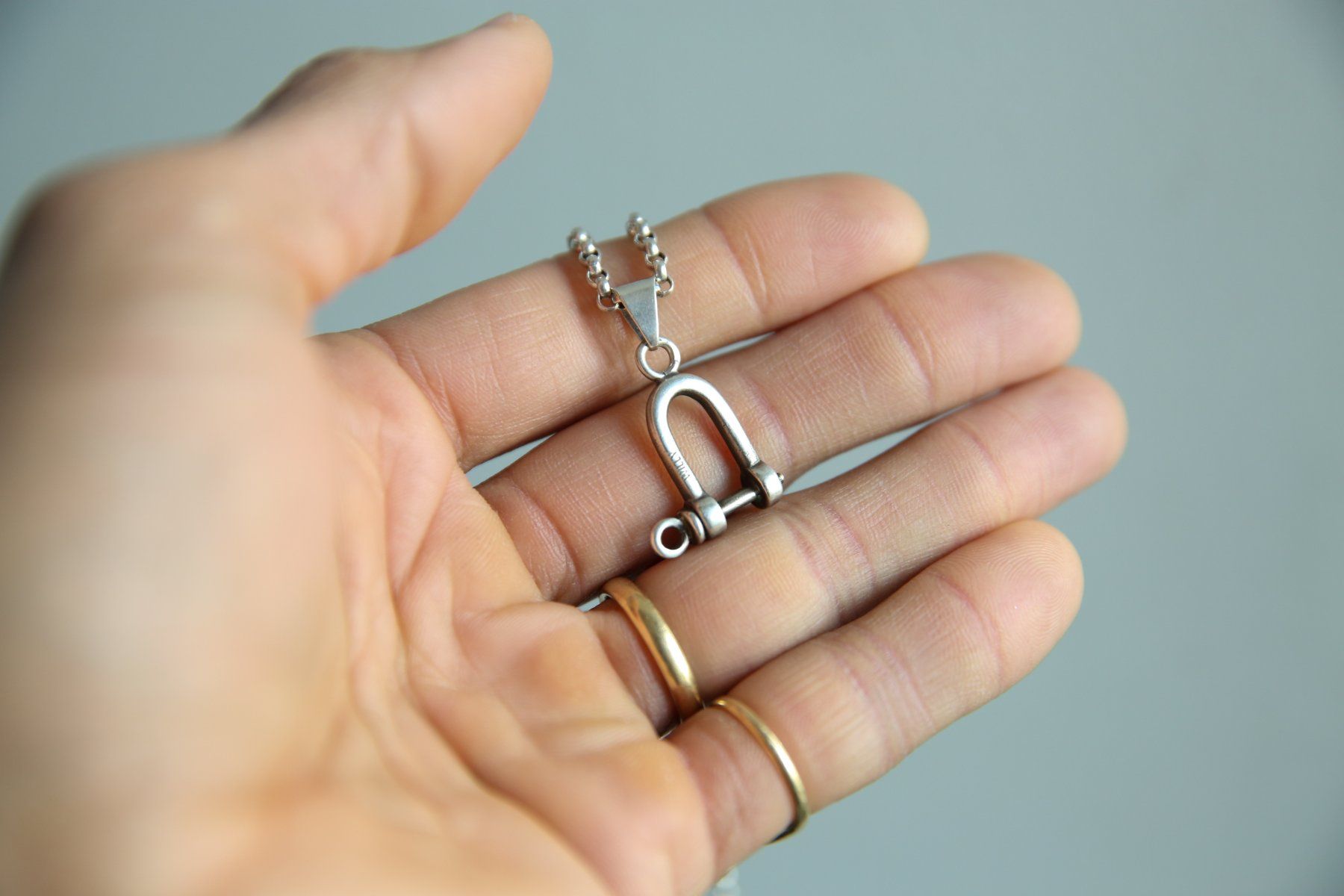 Ketten: silver chain with sailing lock – Gebraucht aus Zürich von considermichael 1