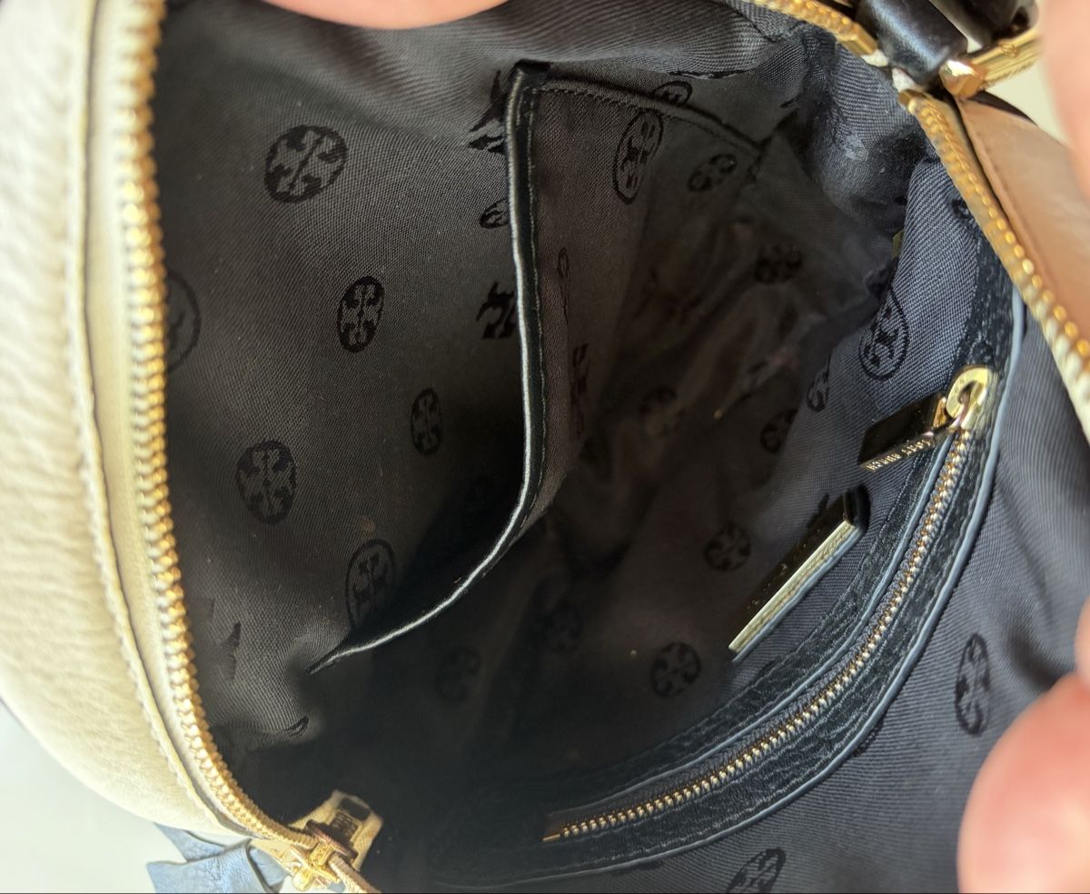 Tory Burch Borse: Sac rond Tory Burch blanc et noir – Usato da Bussigny venduto da ccch 6